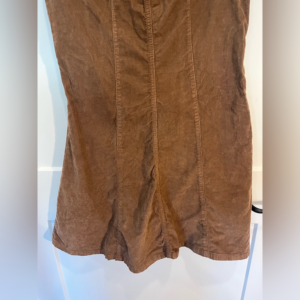 BDG Kendall Fluted Corduroy Maxi Skirt Brown boho Goblincore cottagecore Sz M - Picture 12 of 15